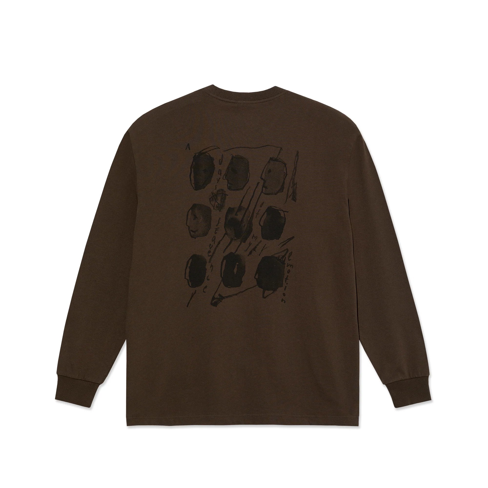 Polar Sequence Long Sleeve Tee Brown
