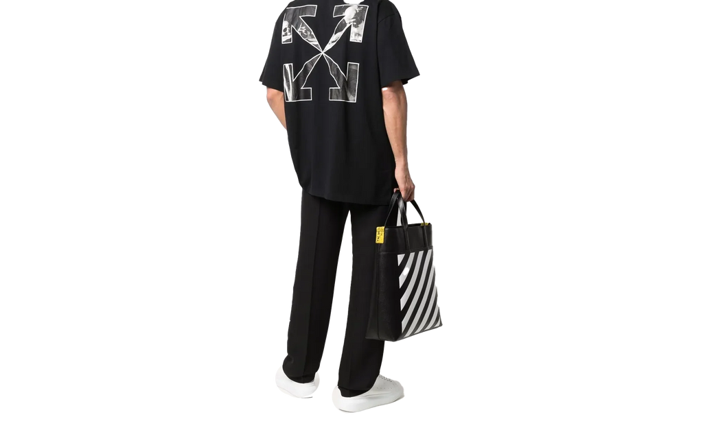 Caravag Arrow Over Short-Sleeve Tee "Black" OMAA038C99JER00 51001