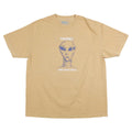 Theories Smoking Alien Tee Shirt Mustard
