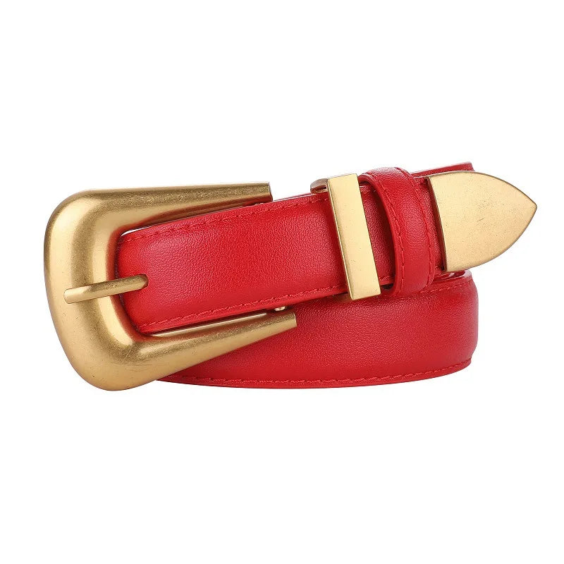 Cinto de Couro Feminino Alba
