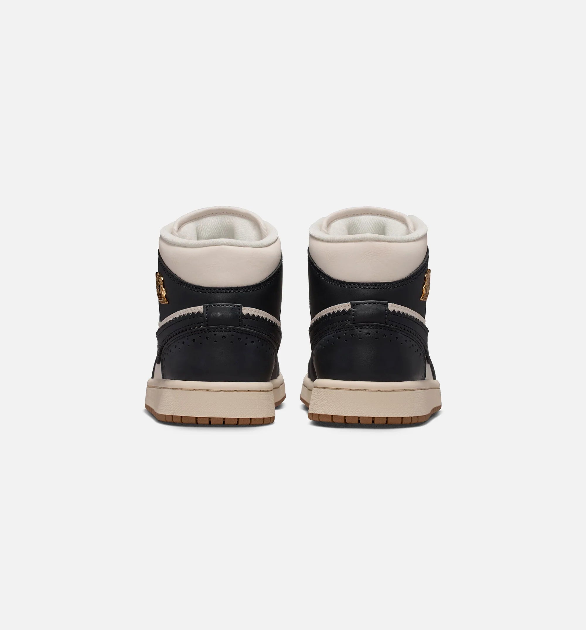 Air Jordan 1 Mid SE Womens Lifestyle Shoe Off Noir Chalk Pearl White