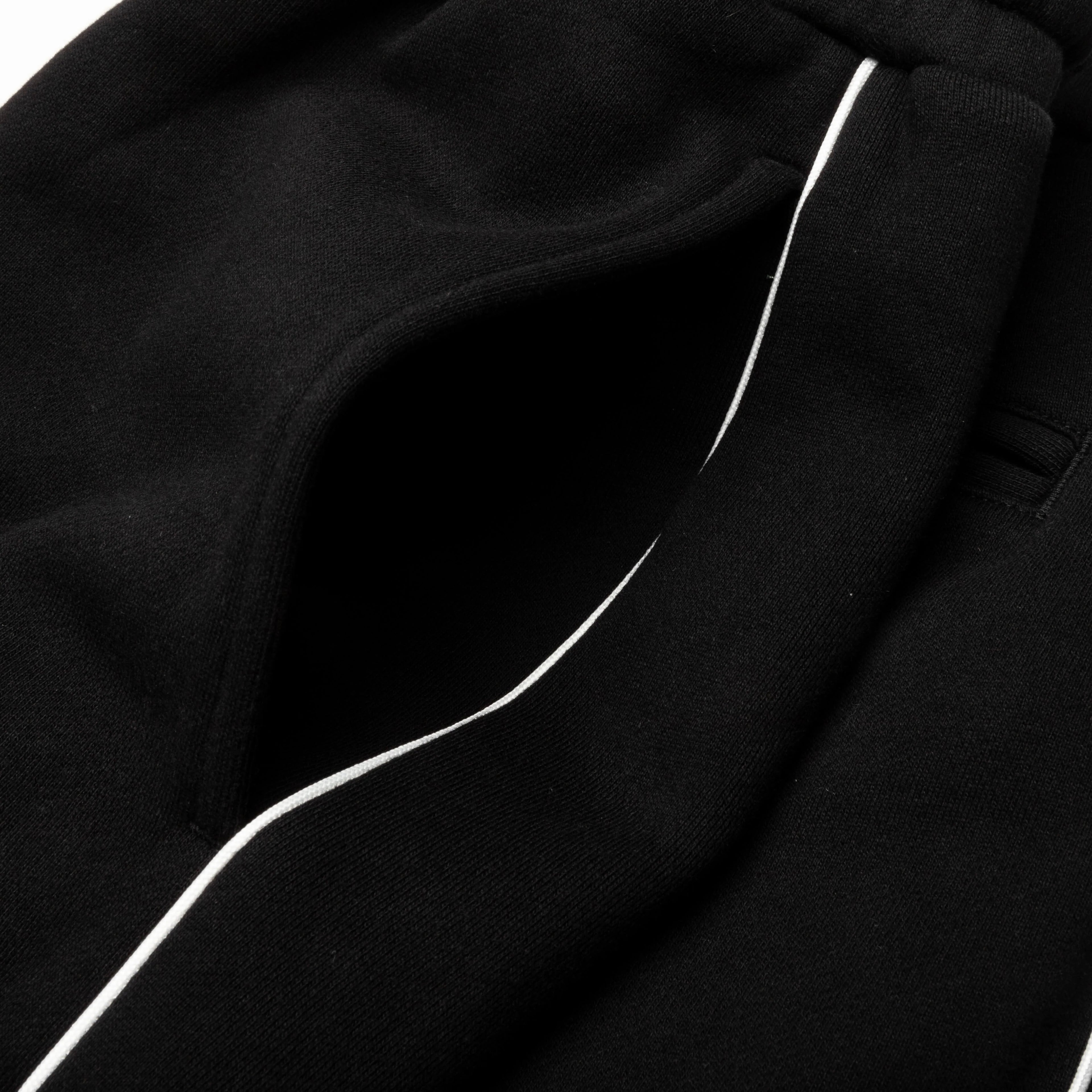 BxR Piped Sweatpants Black
