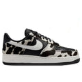Womens Air Force 1 07 Cow Print Black Phantom