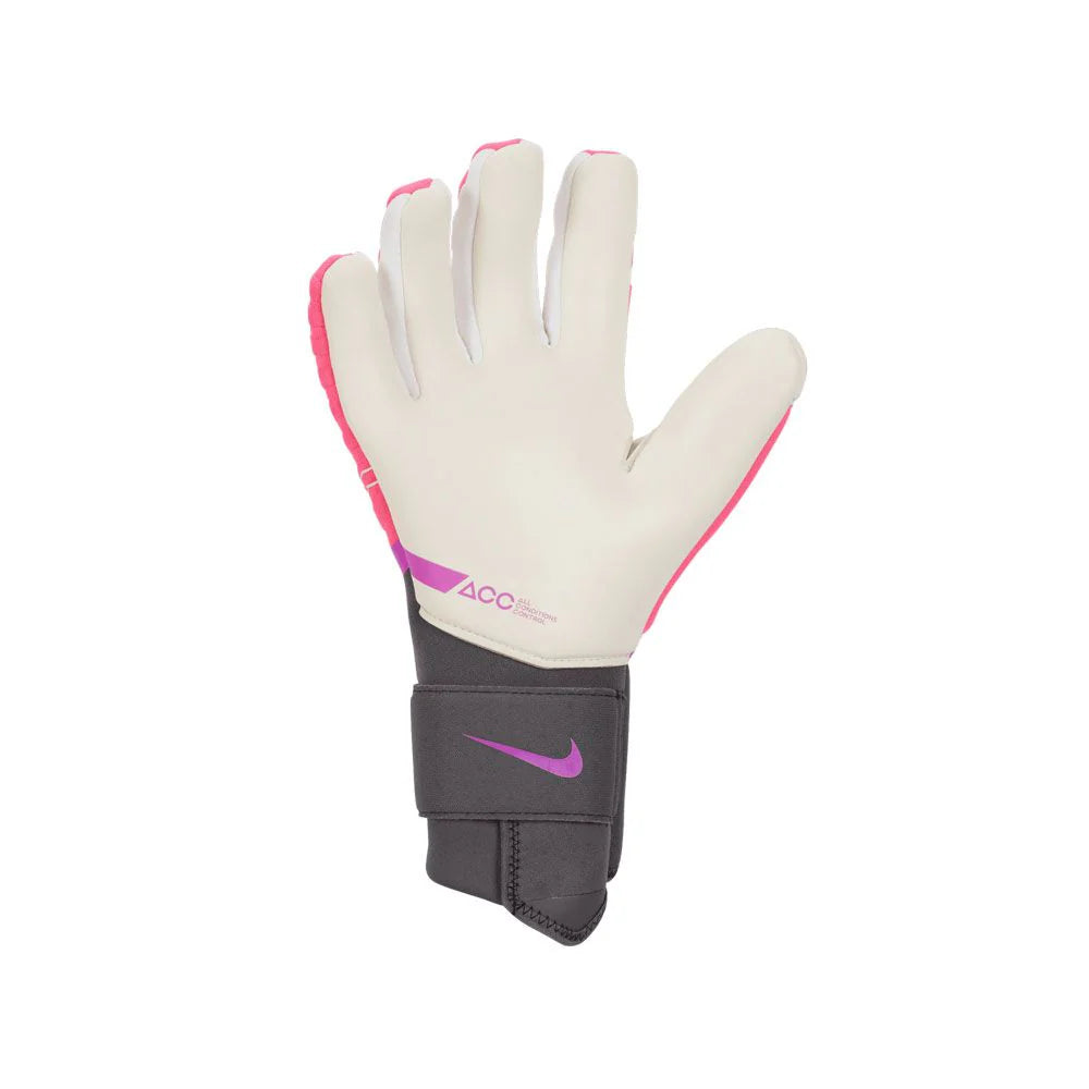 Nike Phantom Elite Goalkeeper Gloves Hyper Pink Iron Grey Brely Volt