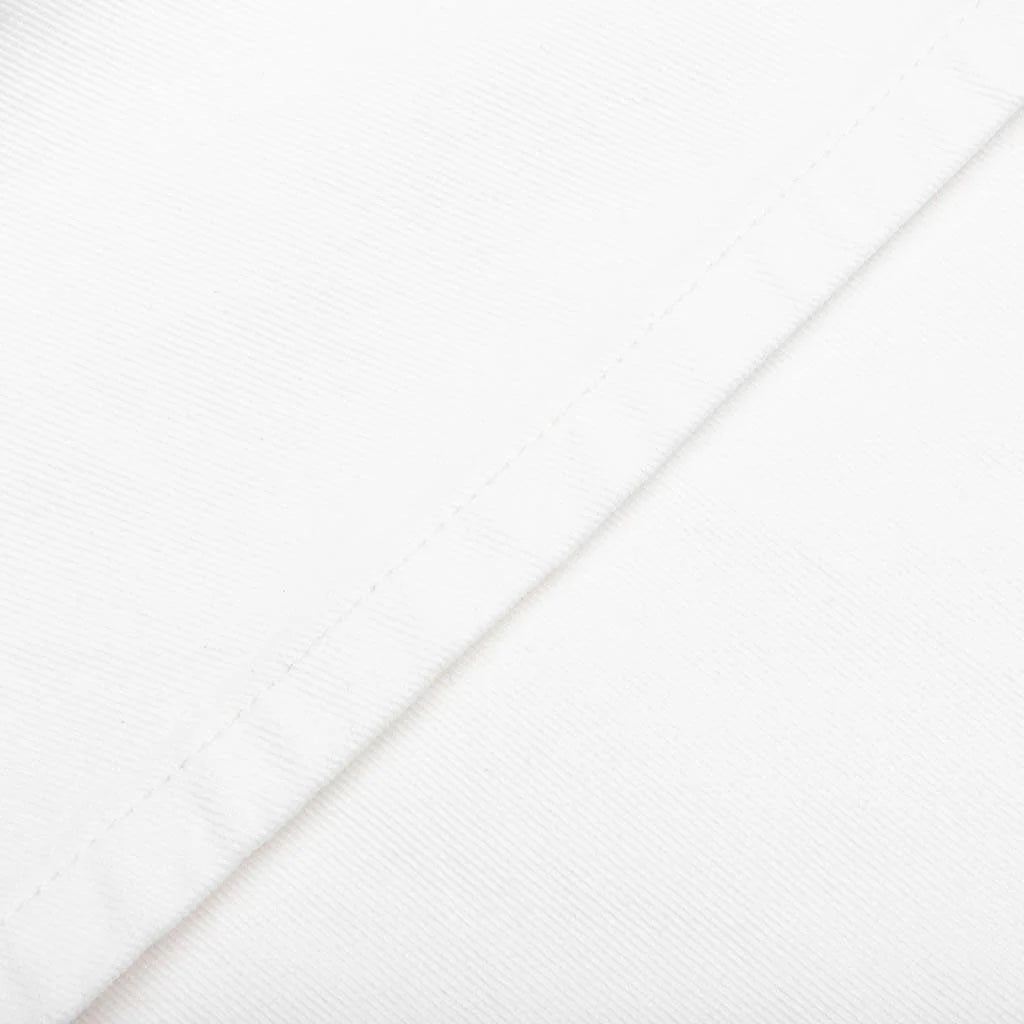 Berry Wide Denim Short Washed White