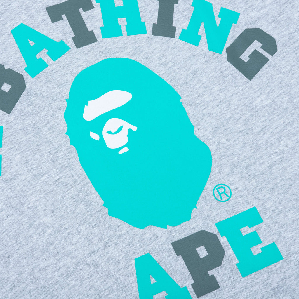 Feature x Bape College Relaxed Fit Tee Gray