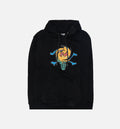 Swirl Hoodie Mens Hoodie Black