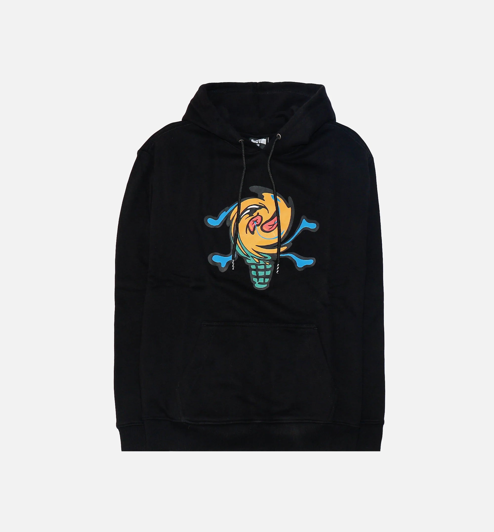 Swirl Hoodie Mens Hoodie Black