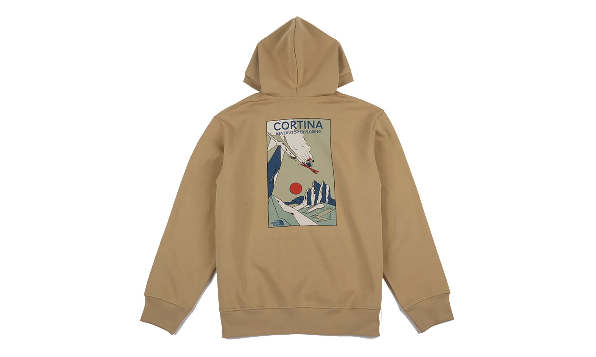 Mountain Celebration Relaxed Hoodie "Khaki Stone" NF0A8GB9LK5