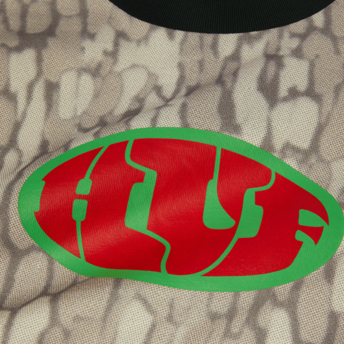 Huf Warped Camo Long Sleeve T Shirt Knit Top