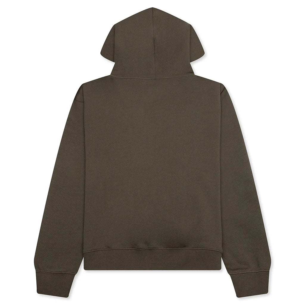 Museum Zip Up Hoodie Coffee