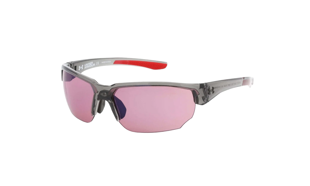 Blitzing Sunglasses "Golf - Transparent Jet Gray / Red" UA0012S 268