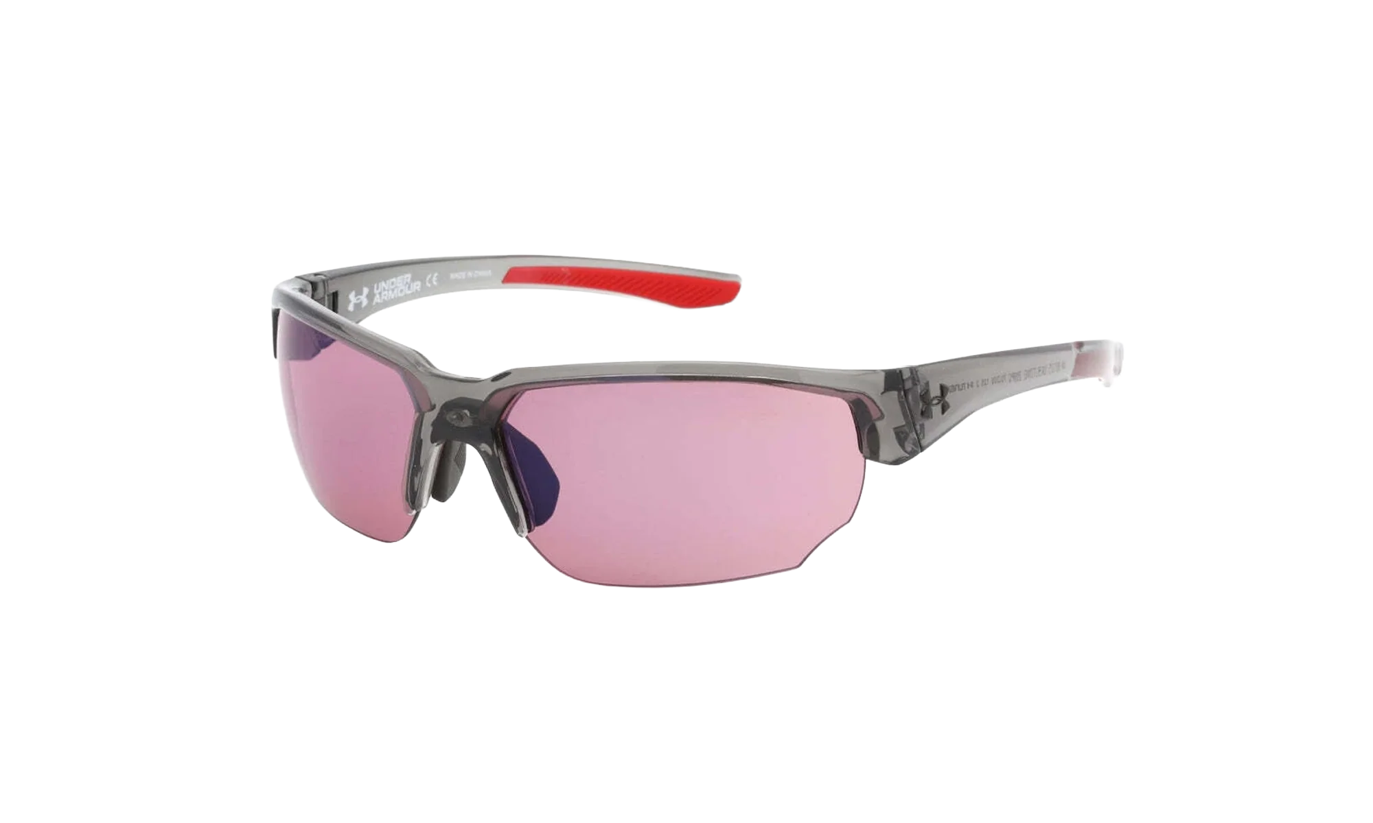 Blitzing Sunglasses "Golf - Transparent Jet Gray / Red" UA0012S 268