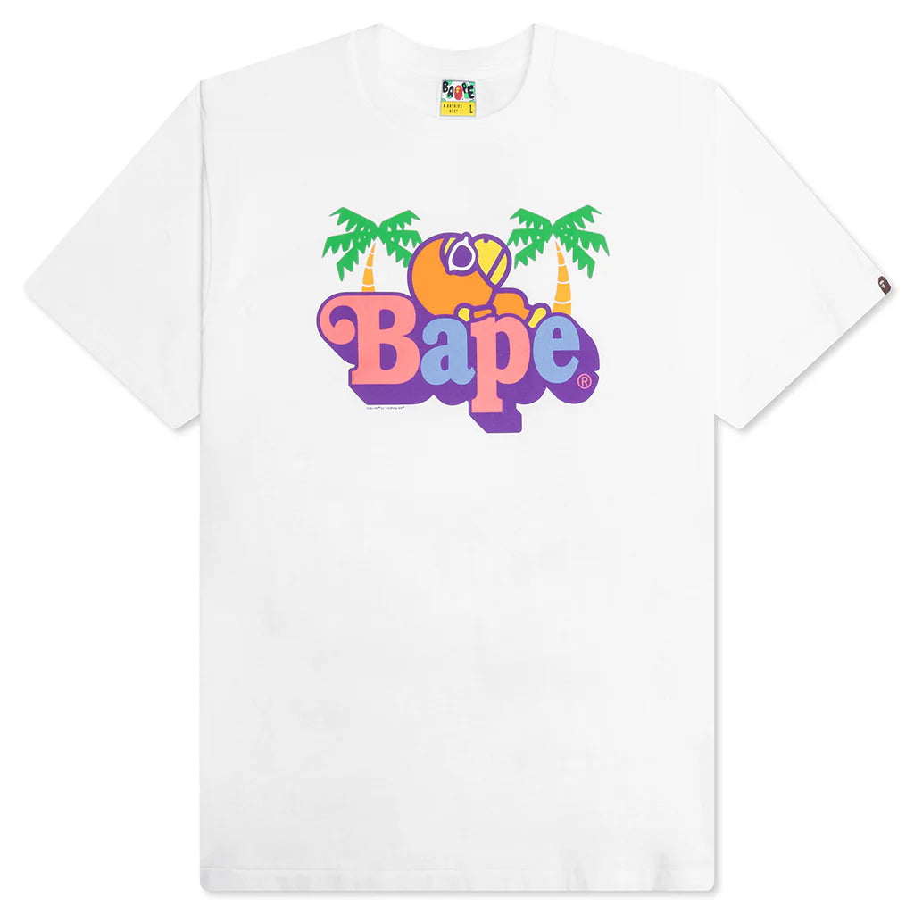 Colors Milo on Bape Summer Tee White