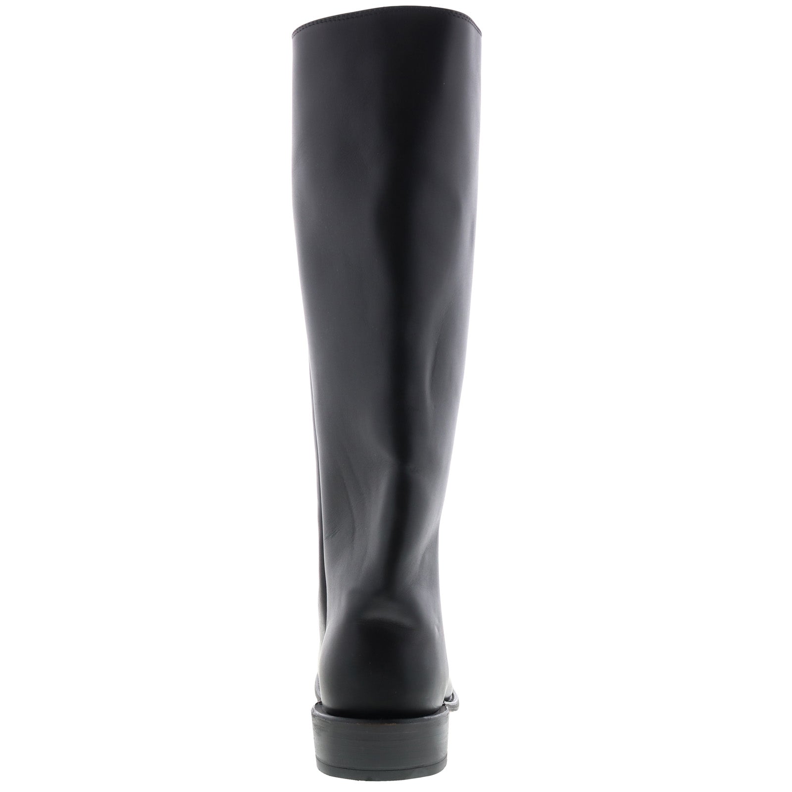 8220 Mens Black Wide Leather Slip On Cowboy Western Boots
