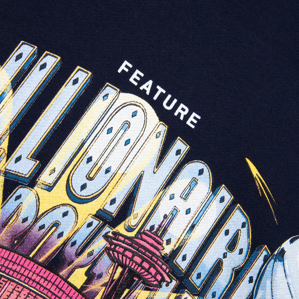 Feature x Billionaire Boys Club Stadium Hoodie Navy