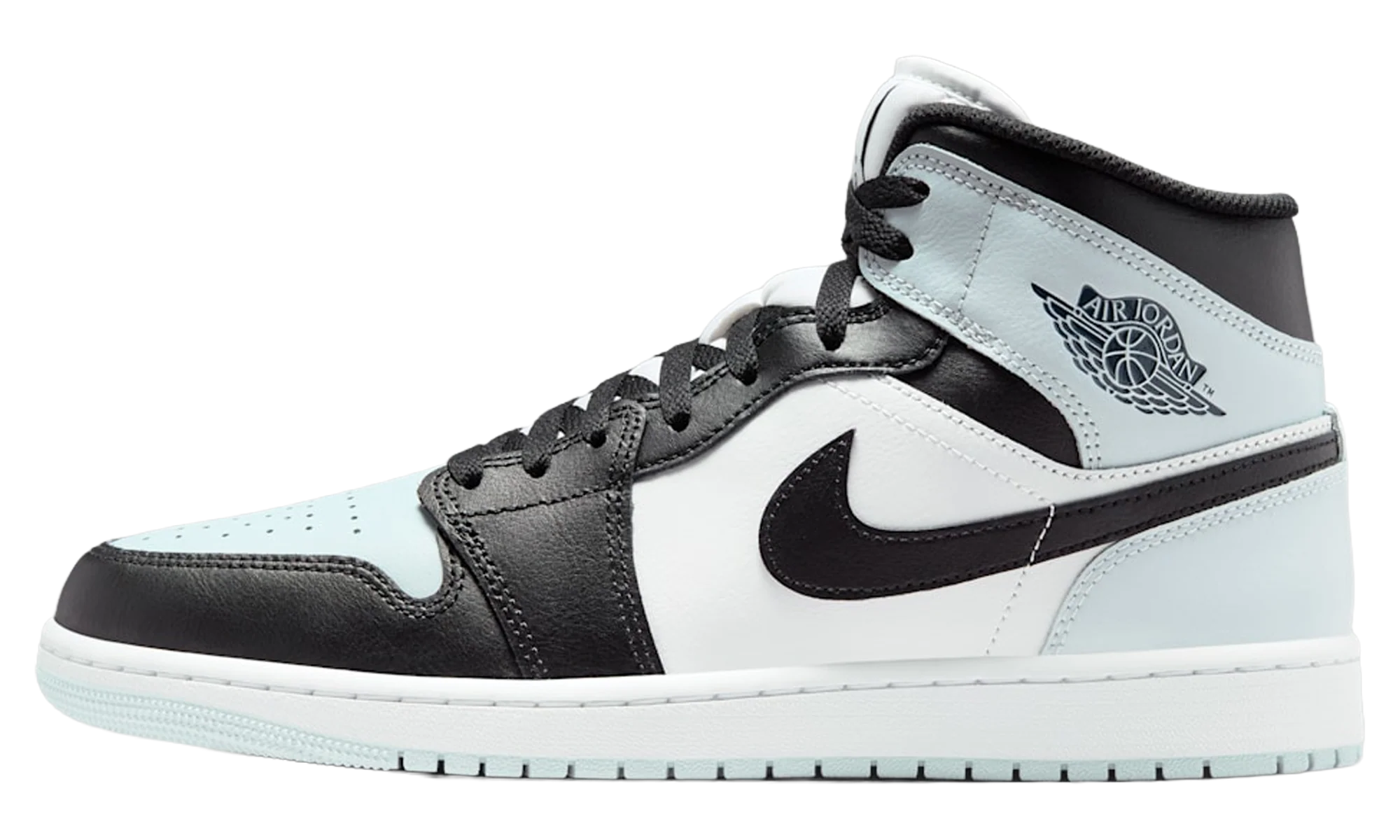 Air Jordan 1 Mid "Black Aura / Squadron Blue" DQ8426 002
