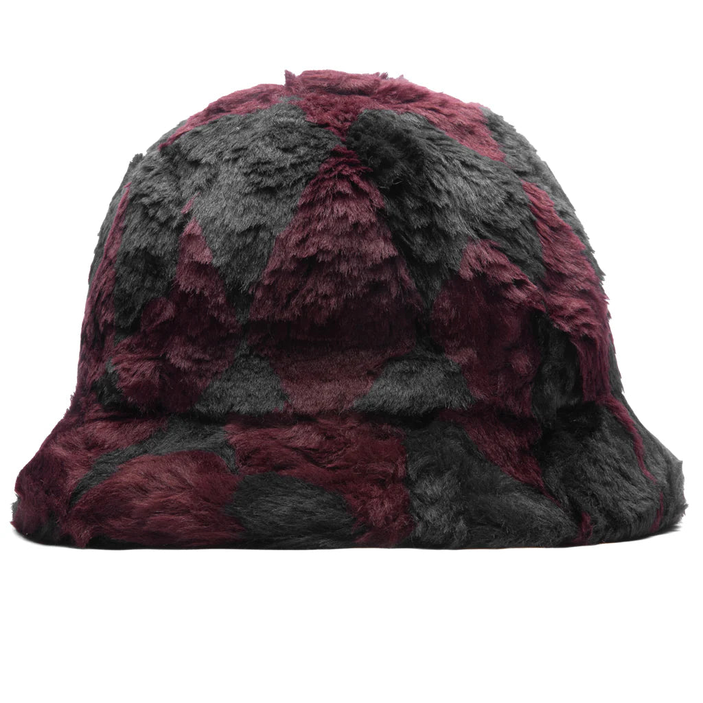 Bermuda Hat Argyle Navy Bordeaux
