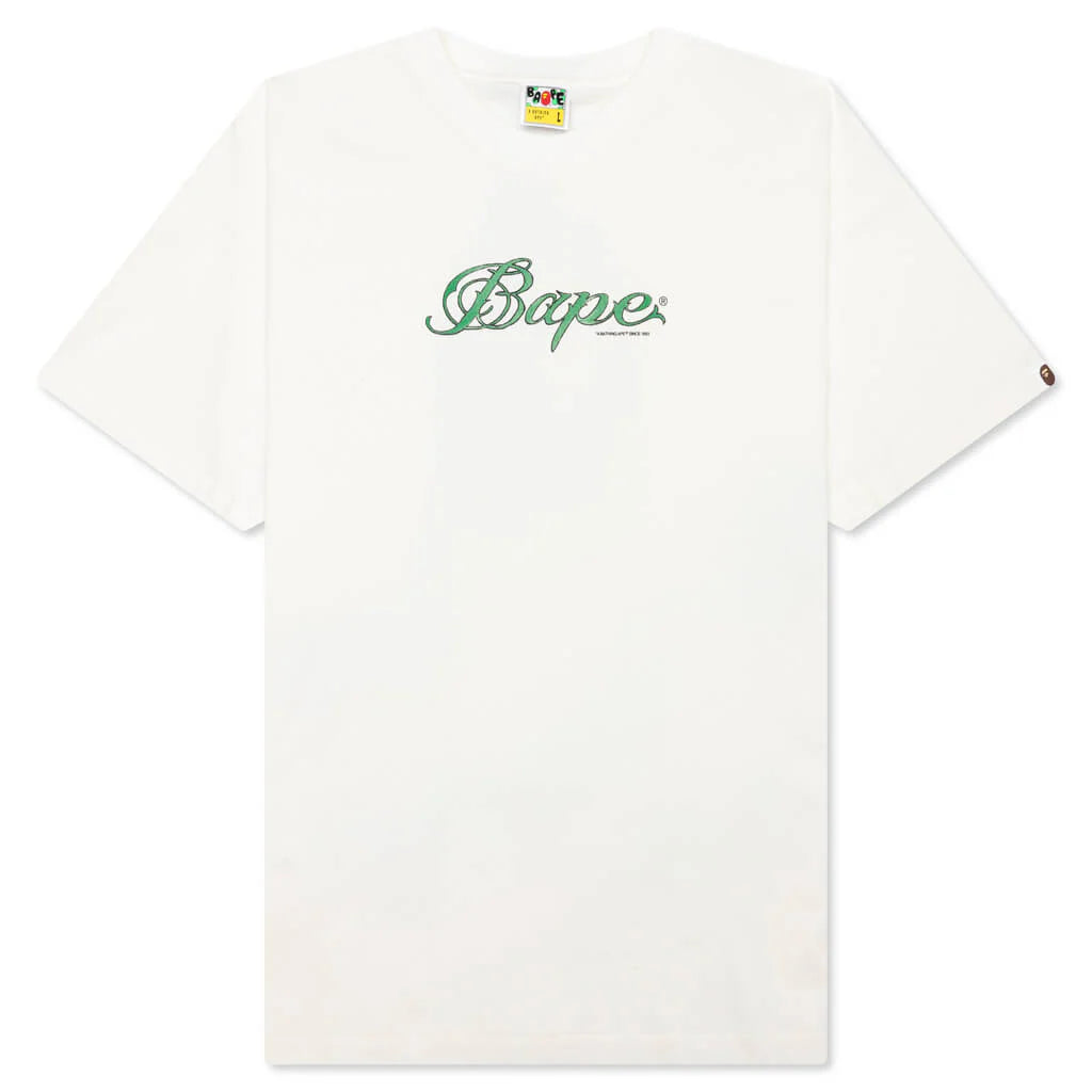 Logo Relaxed Fit Tee Ivory