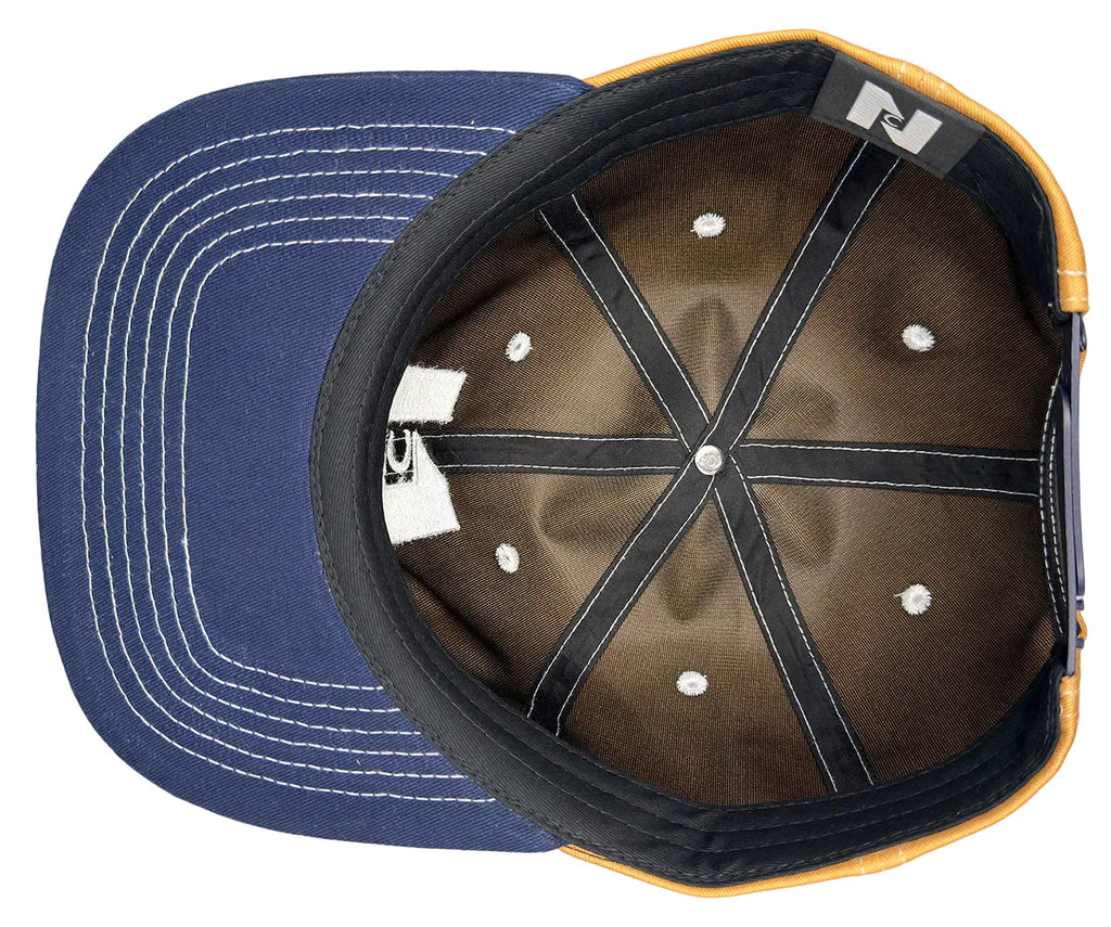 Nocturnal N Moon Strapback Hat Tan Navy