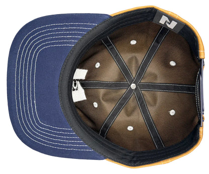 Nocturnal N Moon Strapback Hat Tan Navy