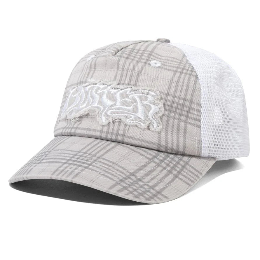 Butter Goods Dummer Trucker Cap White Plaid