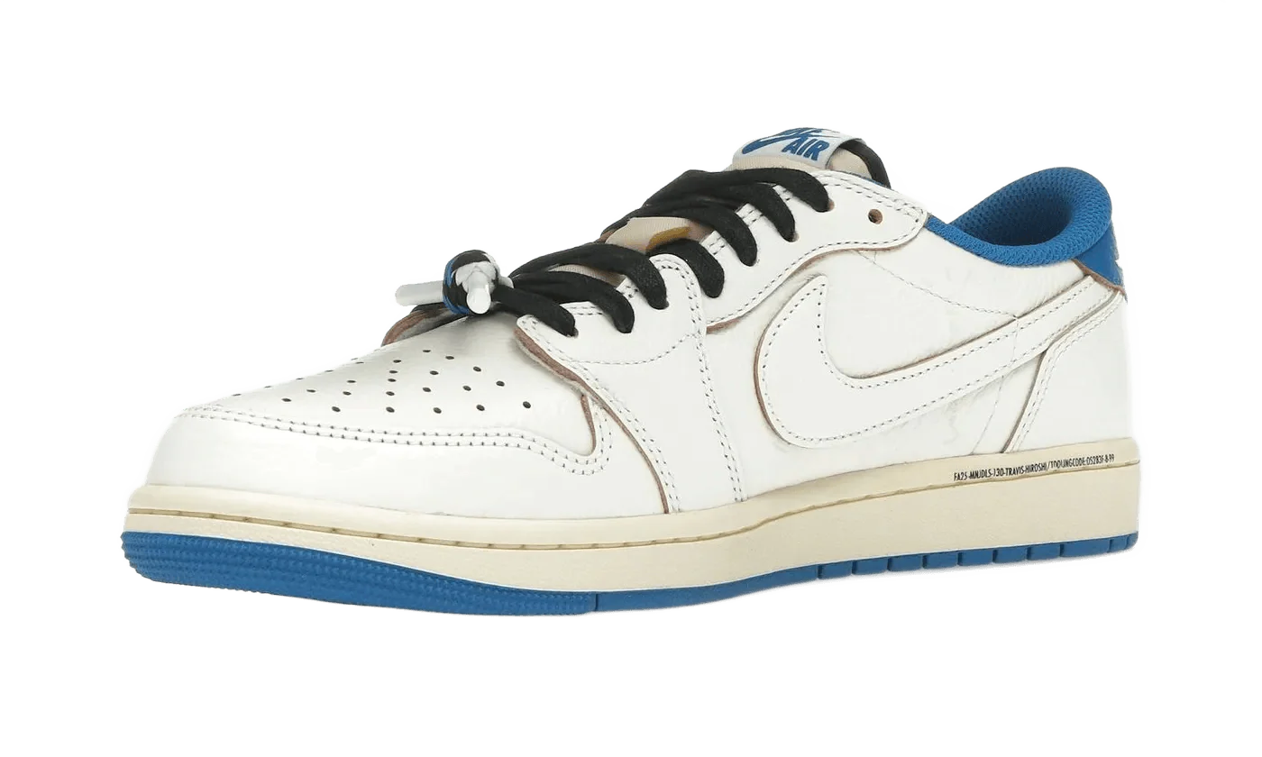 Air Jordan 1 Low x Travis Scott x Fragment Sail Military Blue