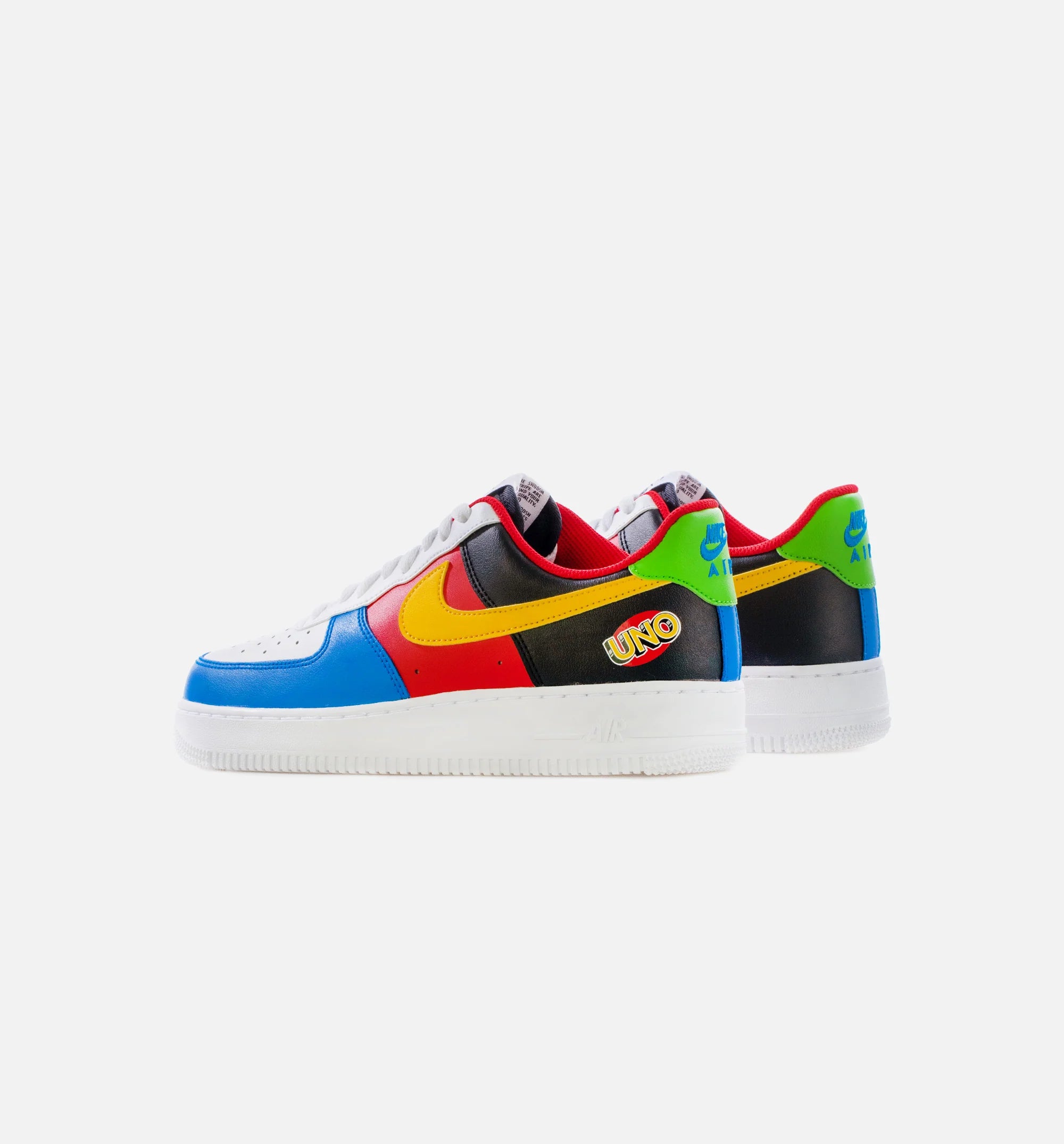 Air Force 1 UNO Mens Lifestyle Shoe Black Red Multi Free Shipping