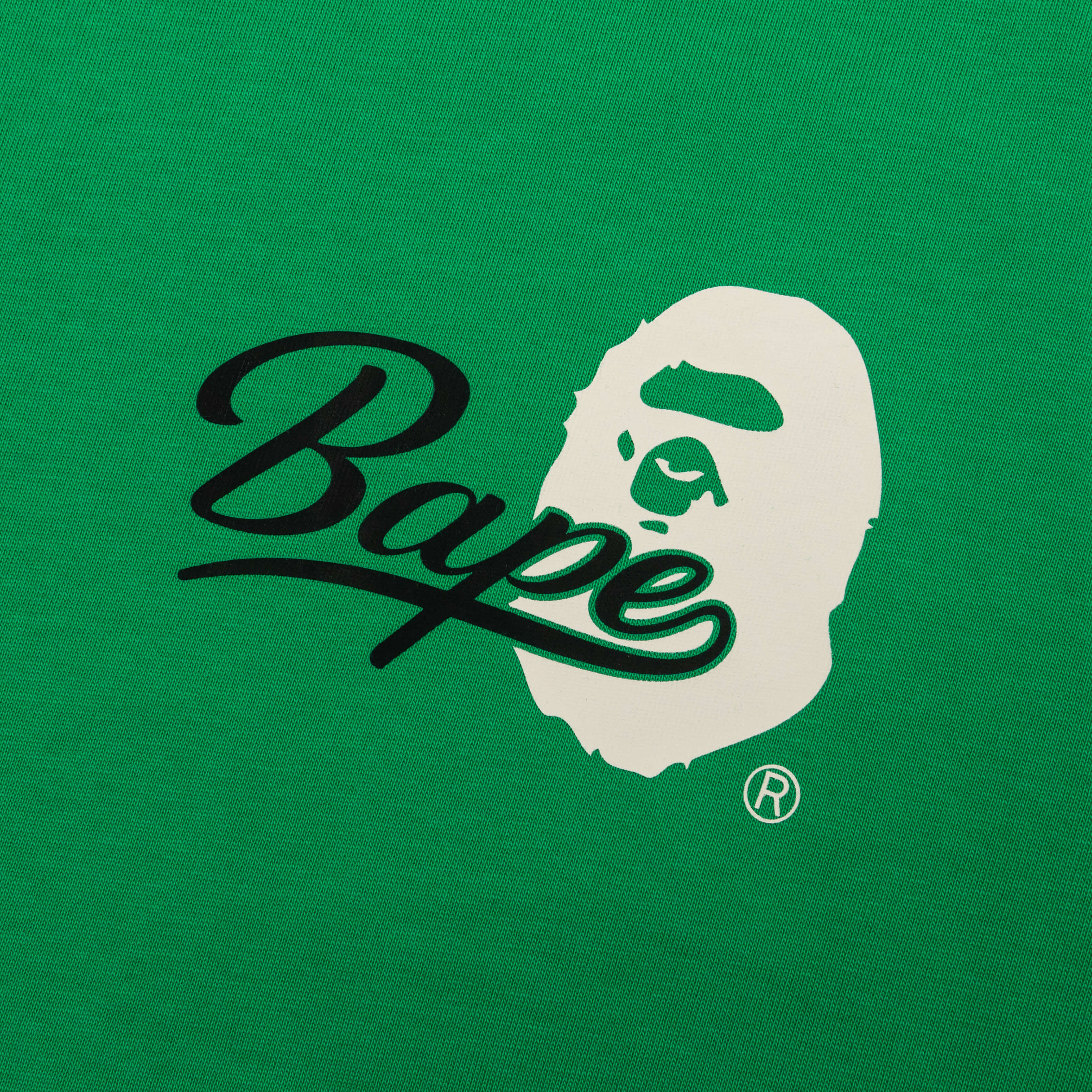 Cursive College Logo Relaxed Fit Tee Green