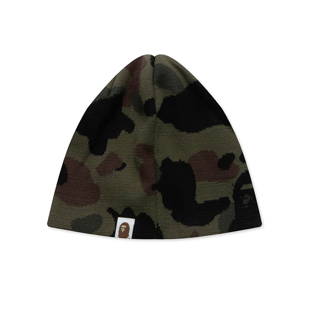 1st Camo Knit Beanie Green