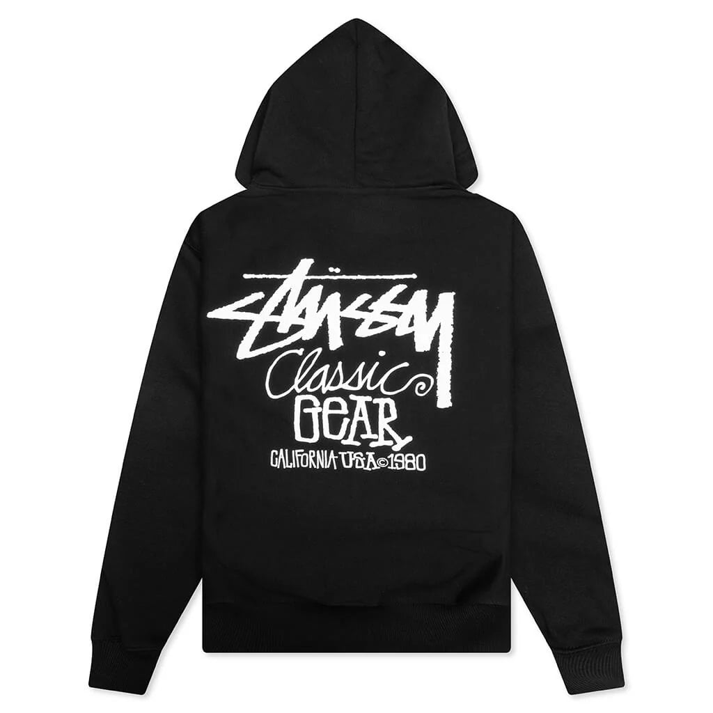 Classic Gear Hoodie Black