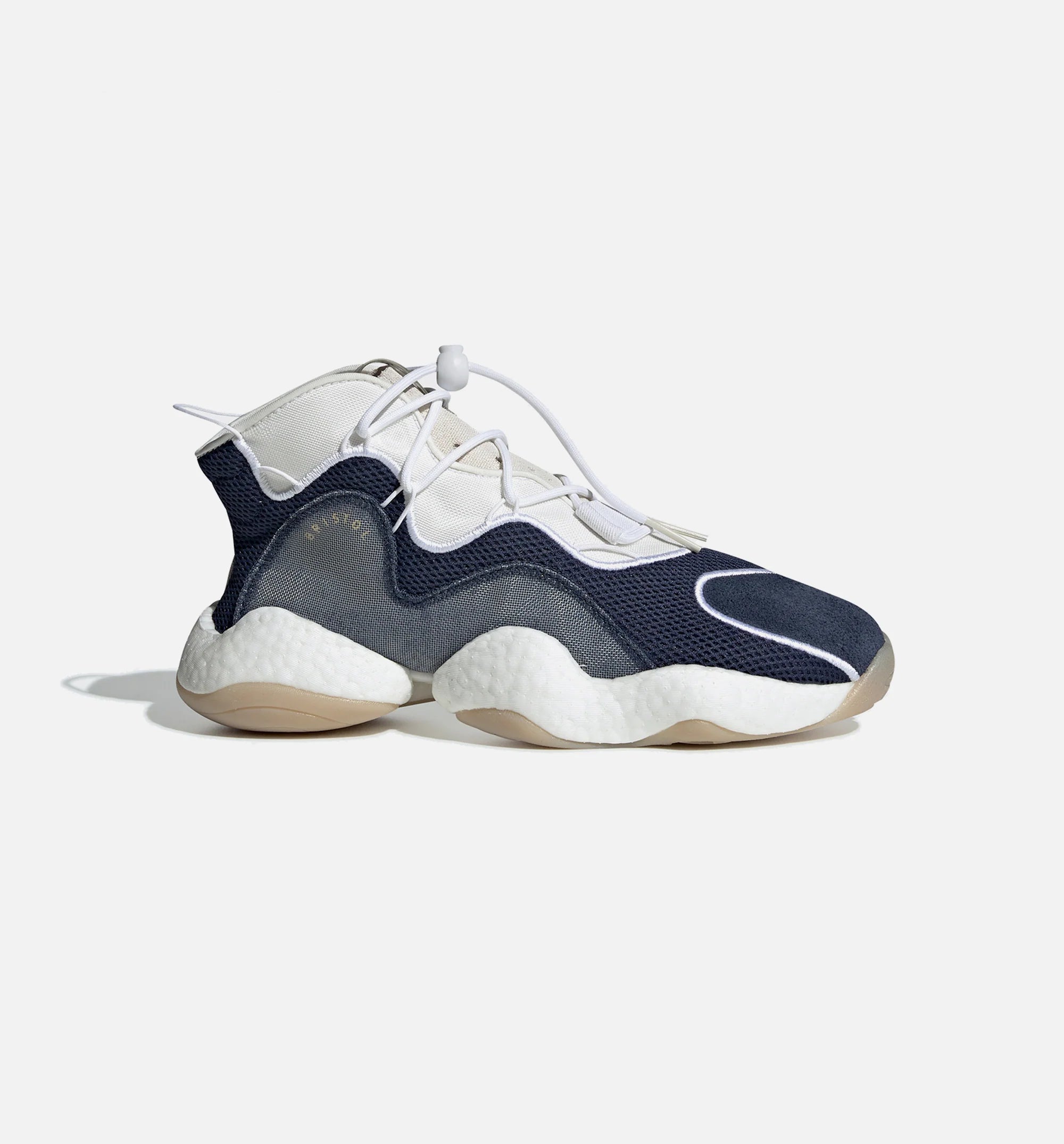 Crazy BYW Lvl 1 X Bristol Mens Shoe Navy Cloud White Feather White