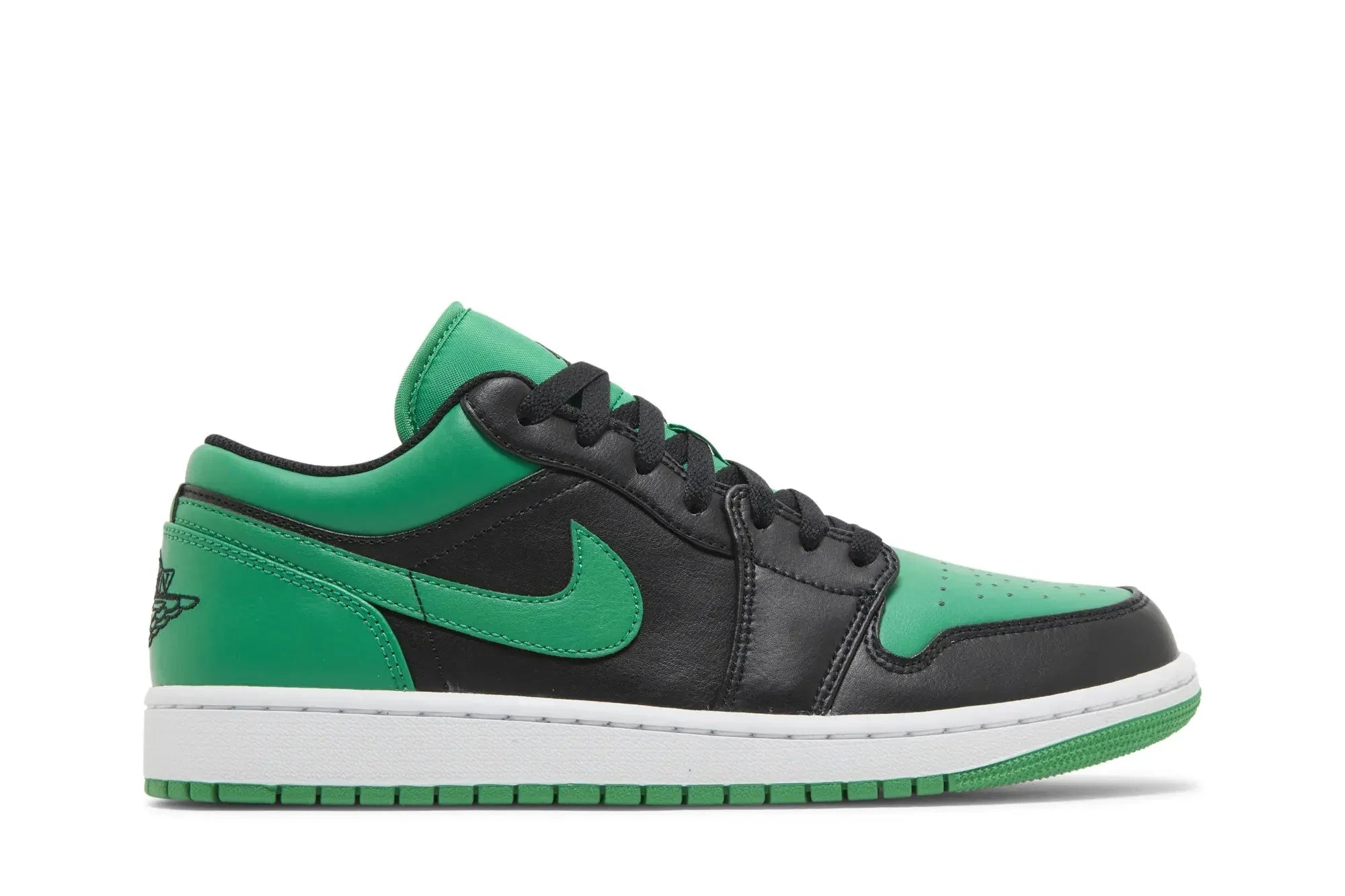 Jordan 1 Low Black Lucky Green