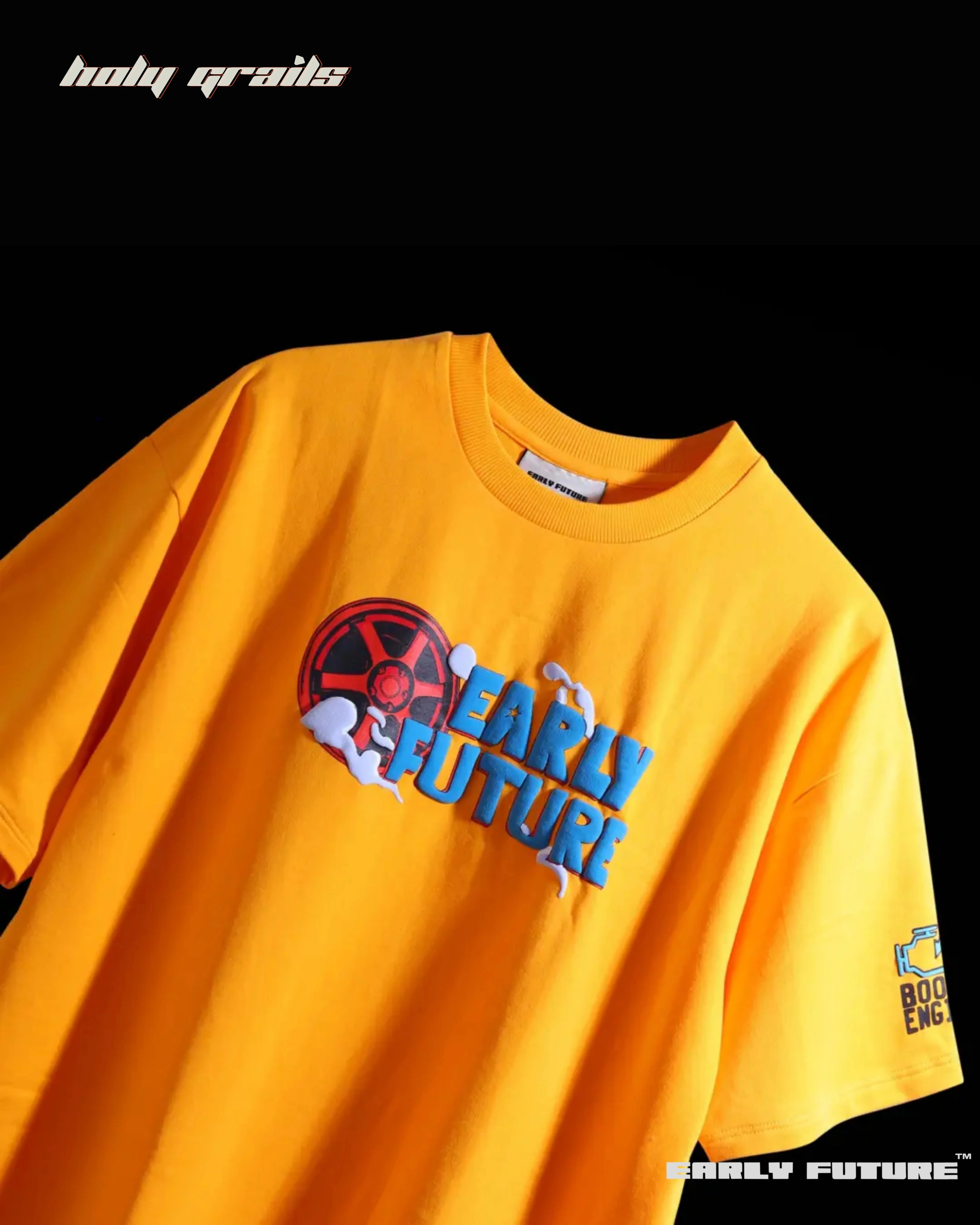 Turbo Speed Chrome Yellow Tee HG x Early Future