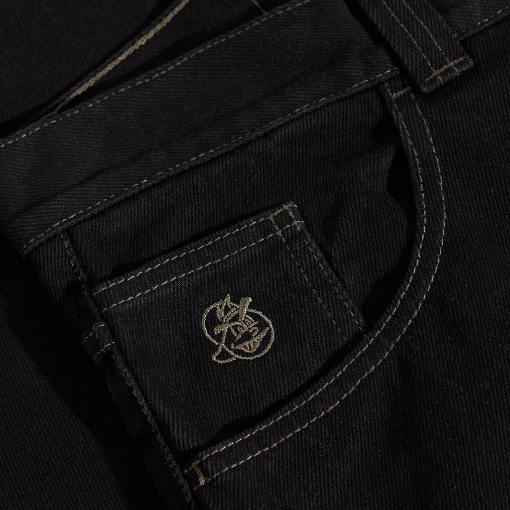 Polar 93 Contrast Stitched Pants Black Dark Olive