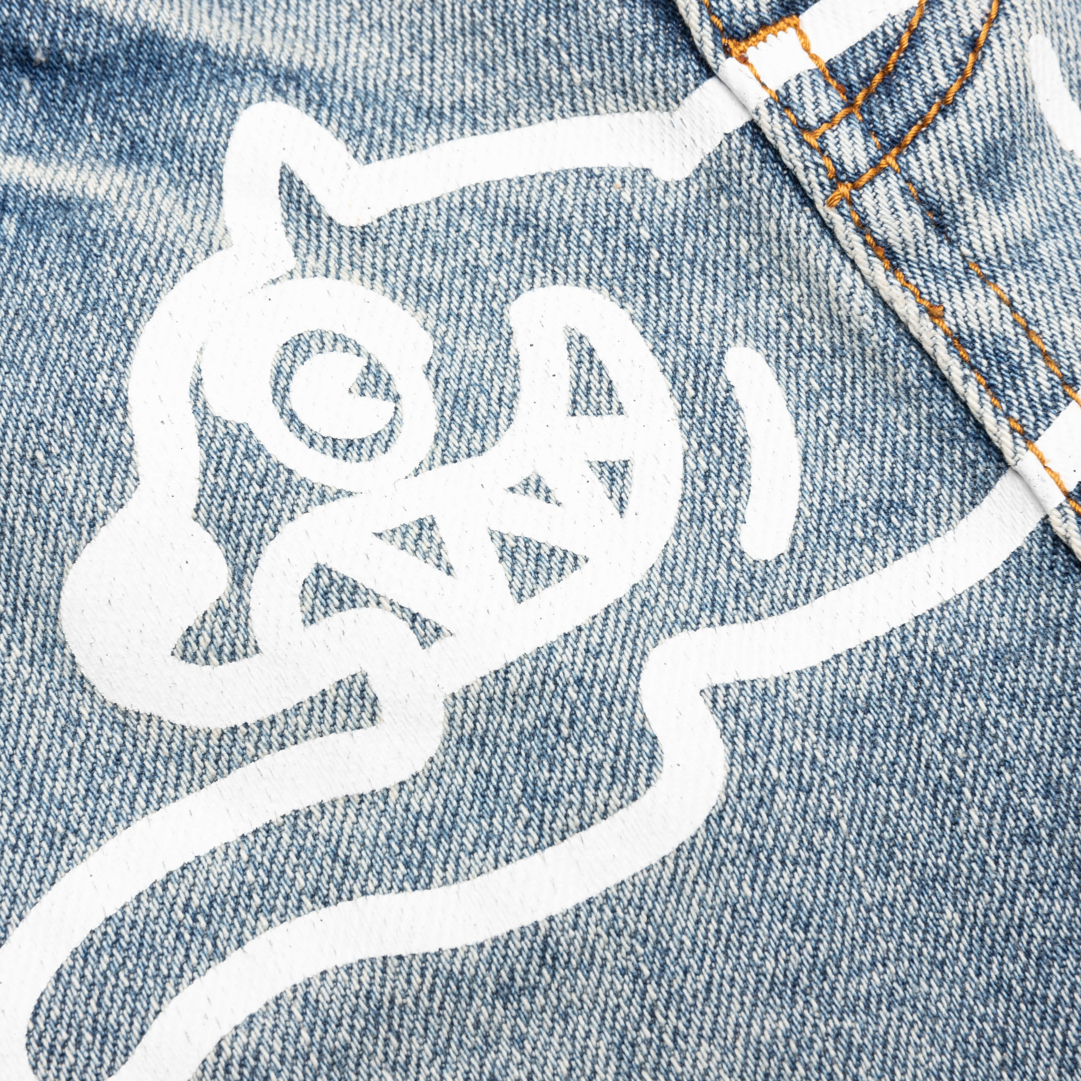 Kids Pow Jean Shorts Blue Chocolate