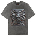 Omerta T Shirt Grey Wash