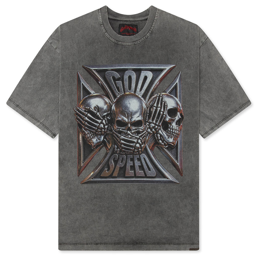 Omerta T Shirt Grey Wash