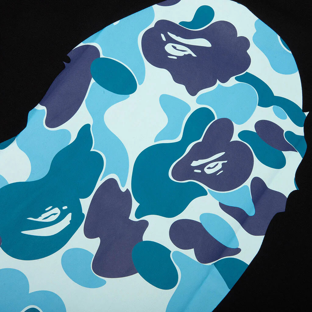ABC Camo Big Ape Head Tee Black Blue