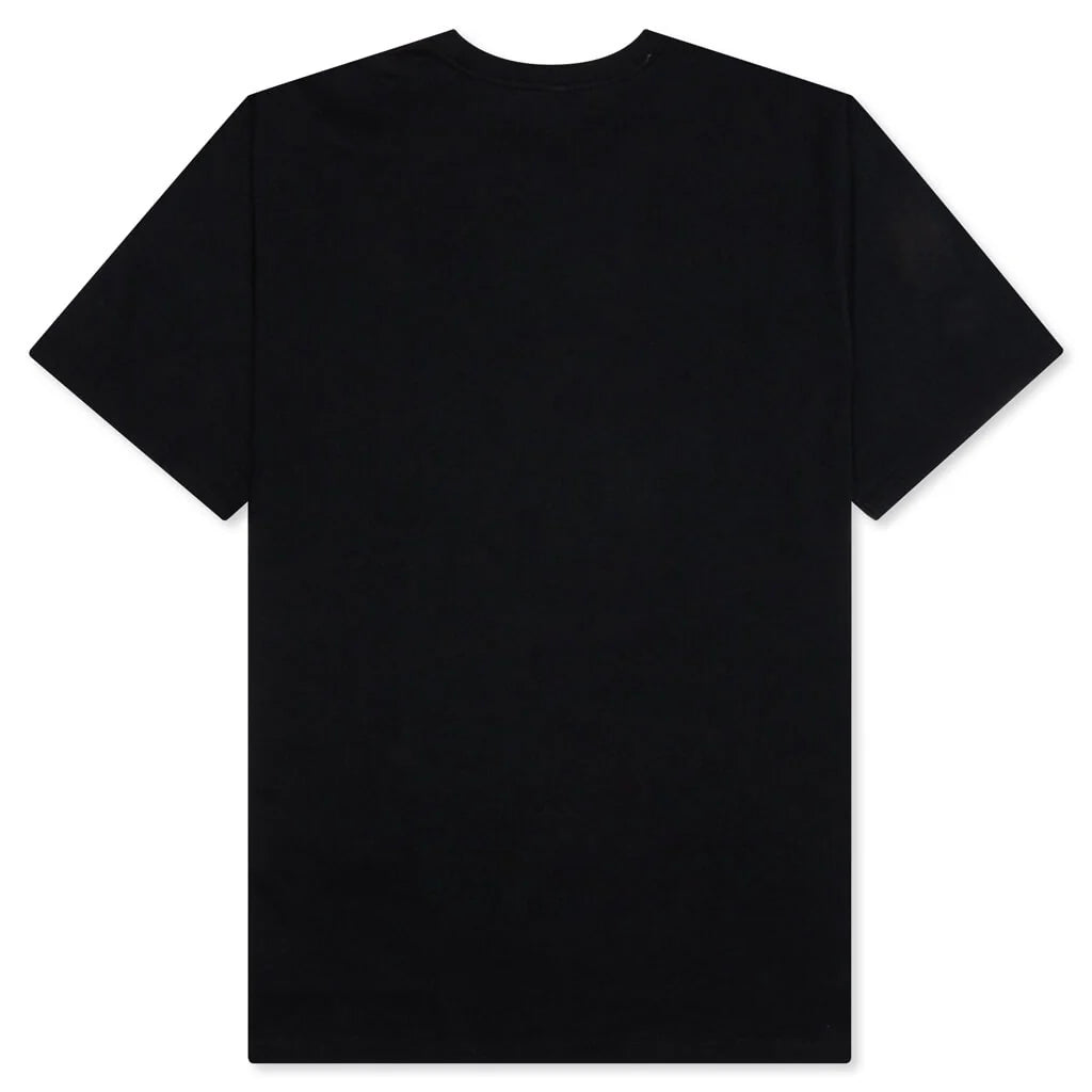 Overprinted College Tee Black