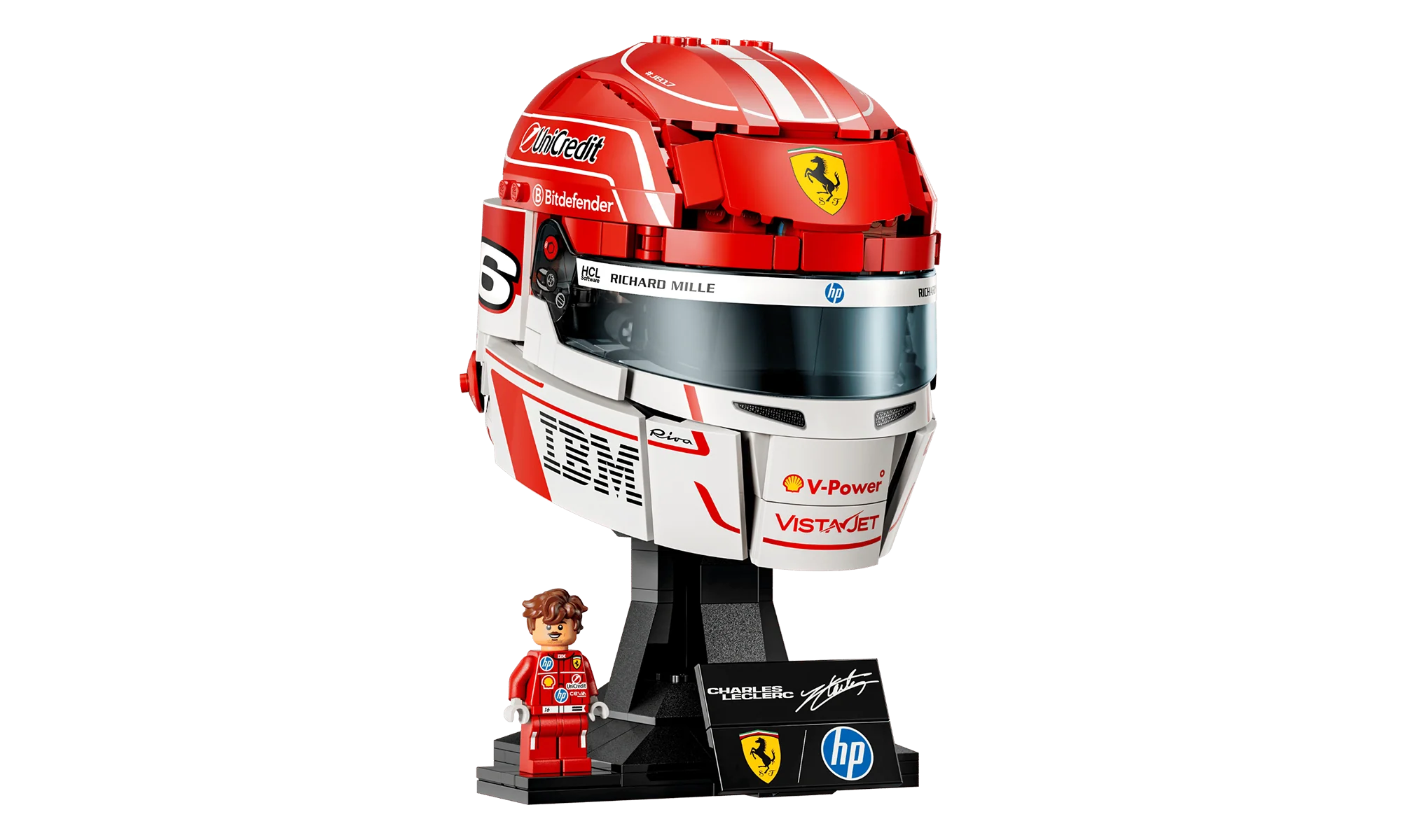 Scuderia Ferrari HP Charles Leclerc Helmet "Red" 43014