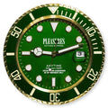 Anytime Clock Gold Green
