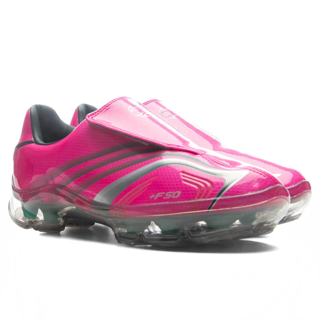 Womens F50 Adiframe Walkable Shock Pink Bold Green Silver Metallic