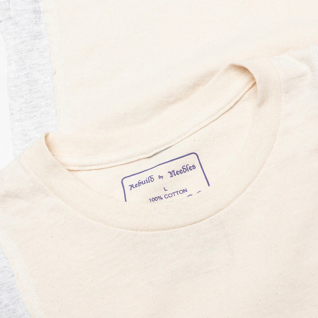 Needles x DC Shoes 7 Cuts S S Tee Ivory