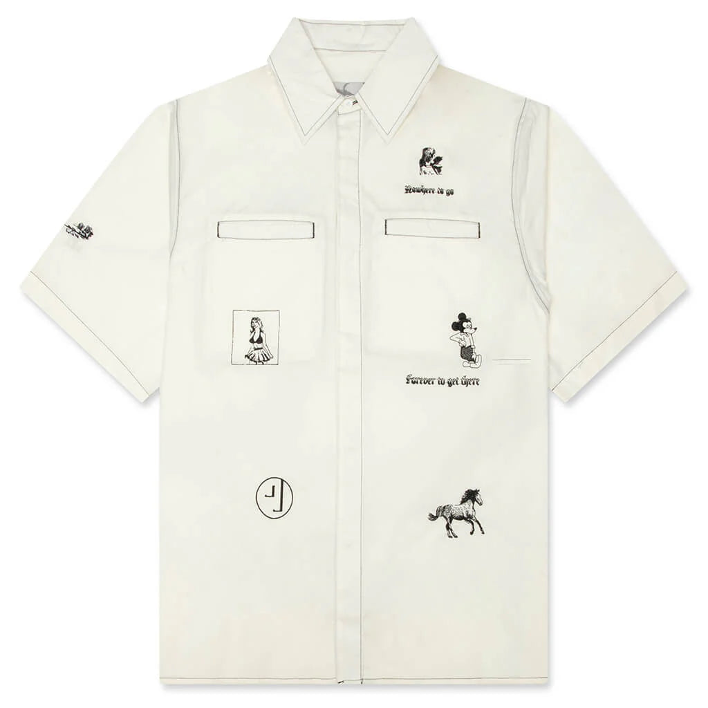 No Where Button Up Birch