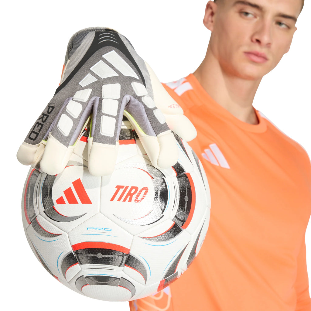 adidas Predator Goalkeeper Pro Hybrid Soccer Glove Grey
