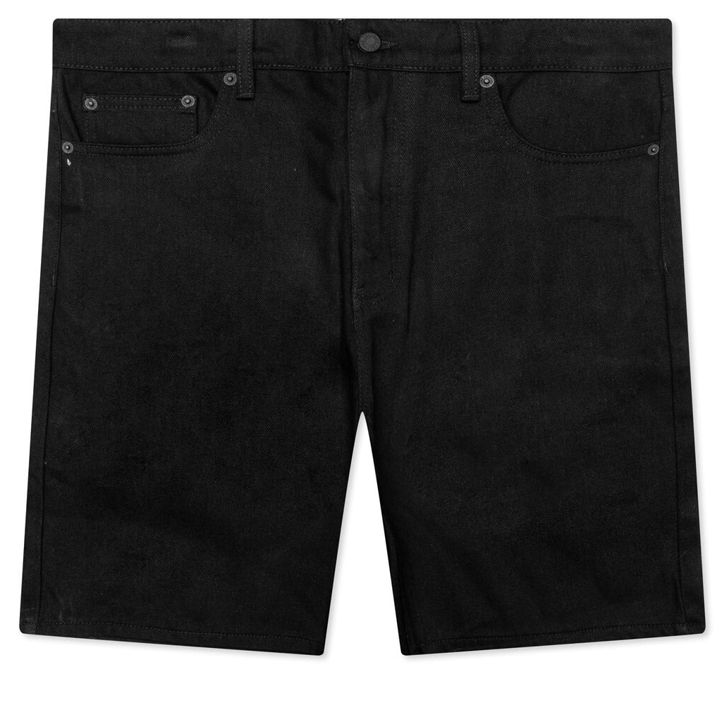 Berry Wide Denim Short Jet Black