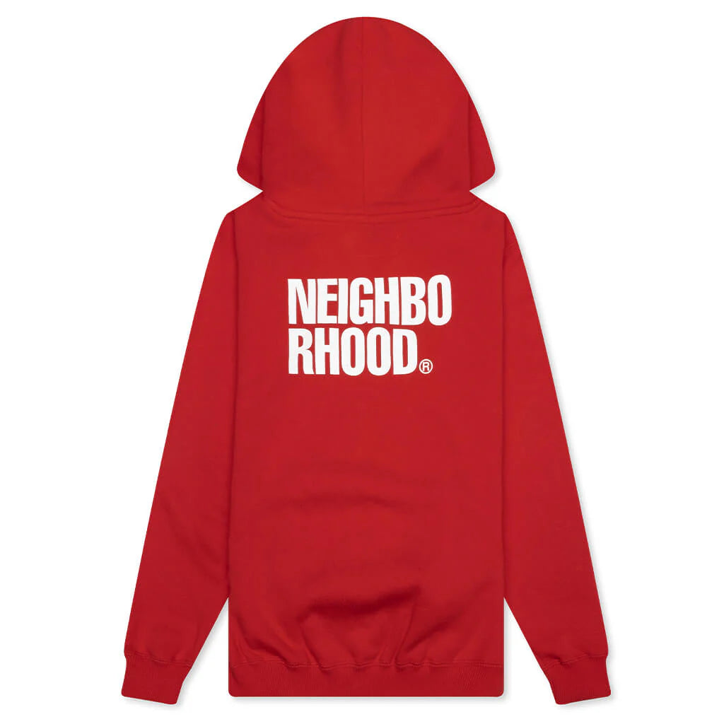 Kids OT Sweat Zip Hoodie LS Red
