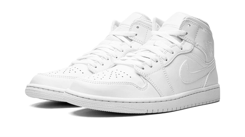 Air Jordan 1 Mid Triple White