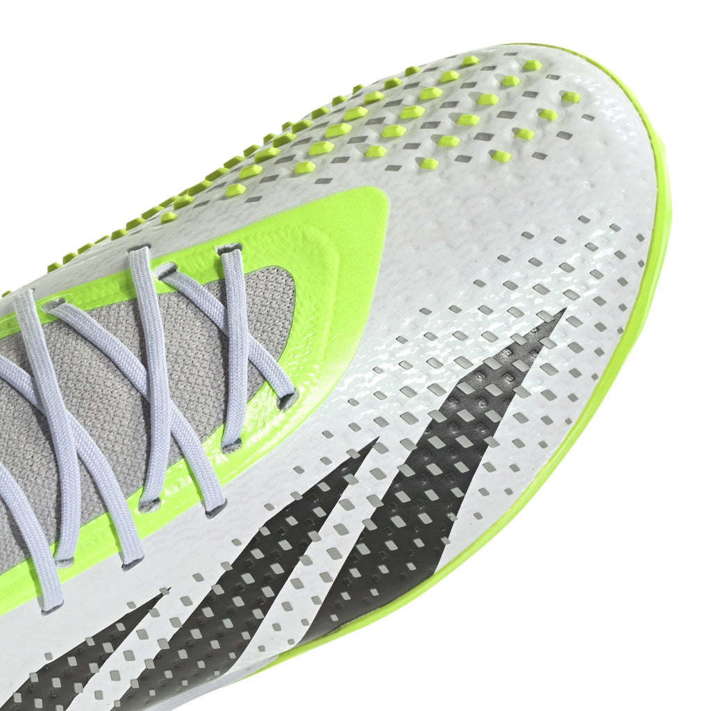 adidas Predator Accuracy1 TF Turf Soccer Cleats White Black Lucid Lemon